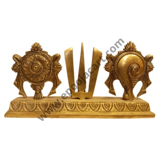 Brass Shankha Chakra Idol