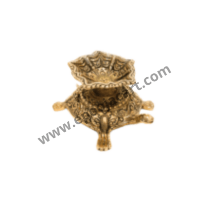 Designed Tortoise Diya - Image 2