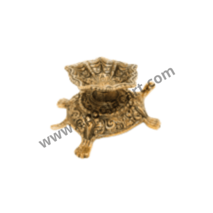 Designed Tortoise Diya - Image 3