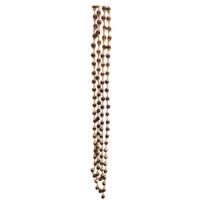 Rudraksha Mala with Gold plated caps - Image 2