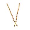Rudraksha Mala With Gold Caps - Image 2