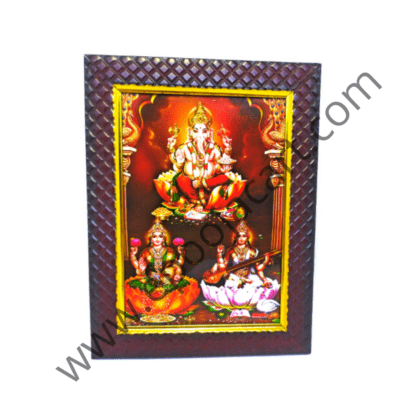 Lakshmi, Saraswathi and Ganesh Photo Frame