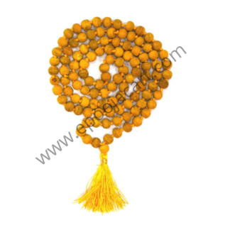 Haldi Mala, Baglamukhi Mala, Turmeric Mala 108 Beads