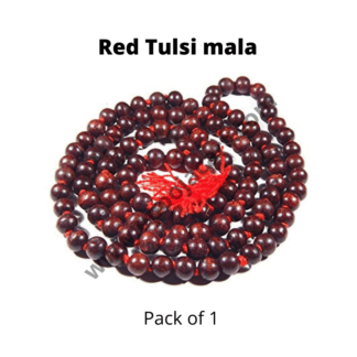 Red Tulsi Mala