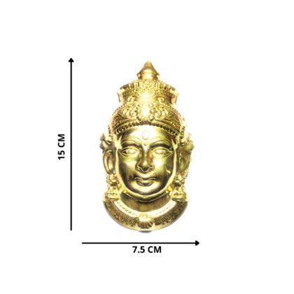 Brass Ammavari Face - Image 2