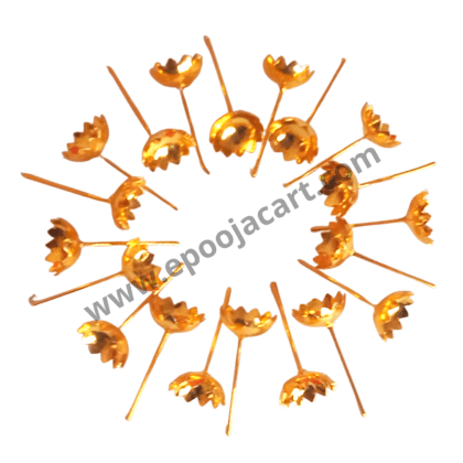 108 Gold Pooja Flowers For Pooja - Image 2