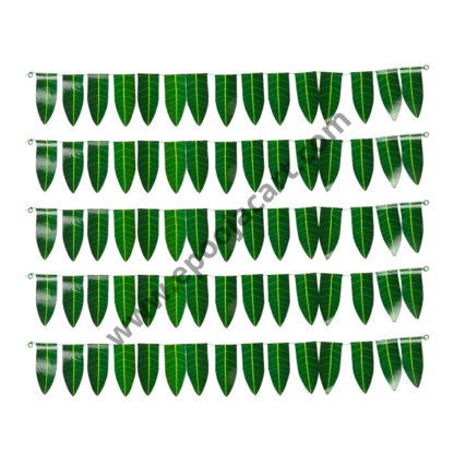 Plastic Thoranam- Green Thoran Leaves - Image 2