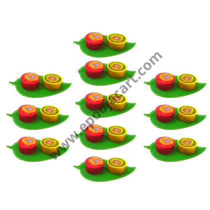 Leaf Thamboolam Set With Pasupu Kumkum - Image 2