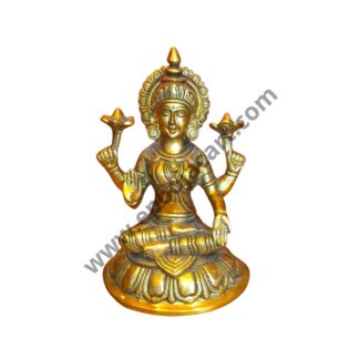 Brass Lakshmi Idol