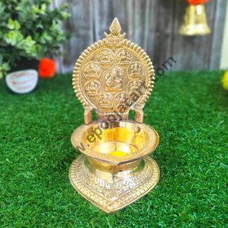 Brass Ashtalakshmi Diya