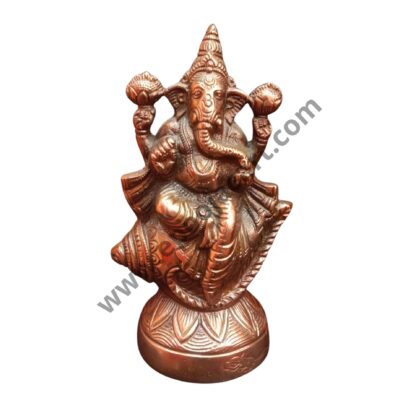 Black Metal Ganesh Statue