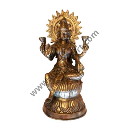 Black Metal Lakshmi Statue