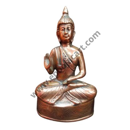 Black Metal Lord Buddha Statue