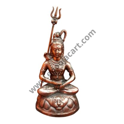 Black Metal Shiva Statue