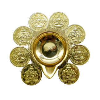 Lakshmi Kubera Deepam Brass