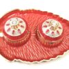 Fiber Pasupu Kumkum Plates for Return Gifts - Image 3